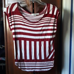 ❤Forever21 Top, Red & White Stripes, Made in USA